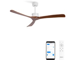 CREATE - Plafondventilator 40W silent XL Ø152 cm - Zomer/Winter Functie - 6 snelheden - Motor DC - Programmable 1-4H - WIND LARGE