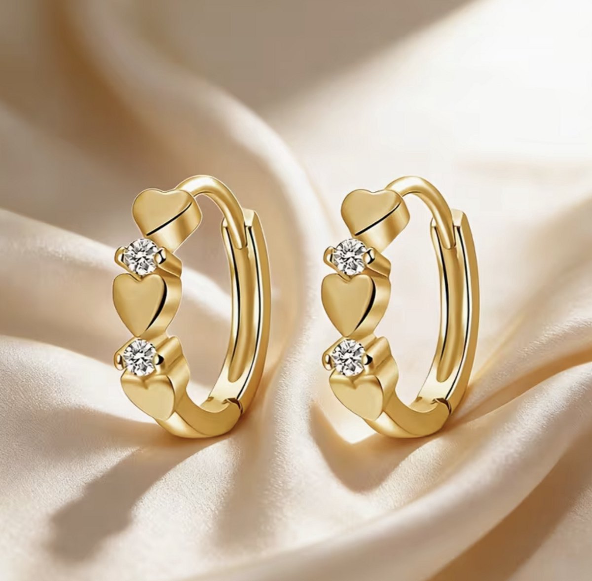 Oorbellen - Goudkleurig - roestvrijstalen - Verguld - Sieraden - Vrouwen- verjaardag cadeau - cadeau - Schattige Oorbellen
