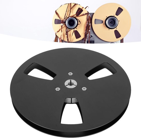 Lege Take Up Reel 1/4 7 Inch voor Opname, Open Reel Geluidsband met 3 Gaten, Ideaal voor Audio-opnames en Bandopnames — afbeelding 4