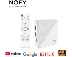 Nofy Aircast Pro 4K - Chromecast voor TV - Apple TV - Google TV Streamer met Wifi & Bluetooth - Android TV Box - Netflix