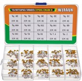 300 stuks keramische condensatoren set met 15 waarden van 10 pF tot 100 nF voor elektronica projecten