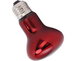 Reptiel Warmtelamp - Terrarium Verlichting - Klimaatbeheersing Reptielen - Energiebesparend Rood Licht - 25 Watt