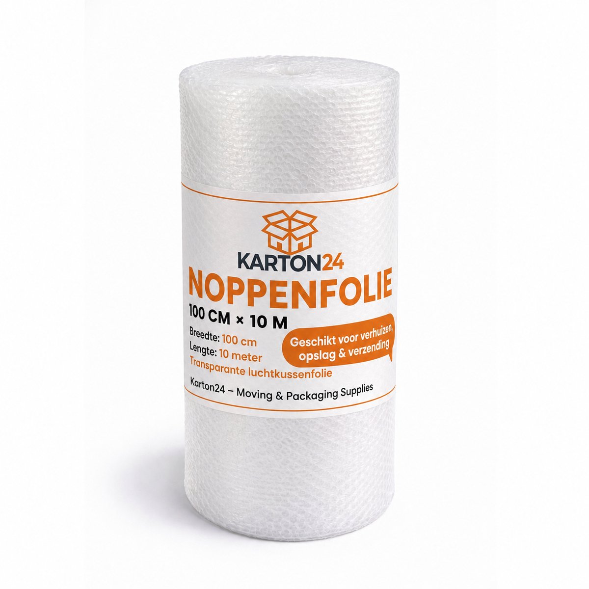 Noppenfolie – 100 cm x 10 m – Extra Sterk Bubbeltjesplastic – Beschermfolie voor Inpakken & Verhuizen – Schokbestendig Bubble Wrap Rol