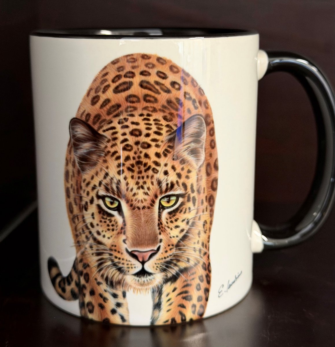Mariele World Mok ~Leopark Schwarz innen ~ Tijger