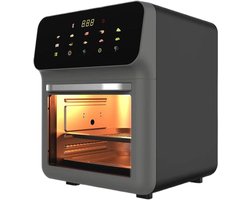 Luchtfriteuse Oven - Heteluchtoven Combimagnetron - Gezond Bakken - Grote Inhoud 15L - 32 x 34 x 32 cm - Zwart