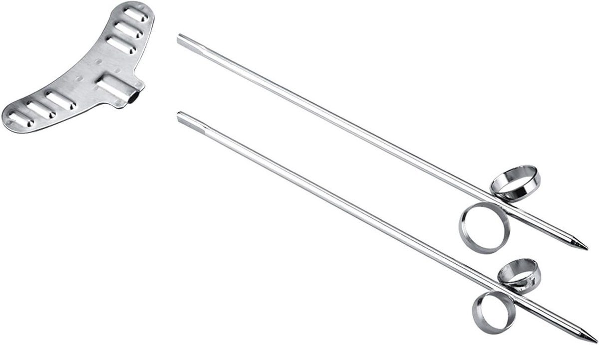 Spiraalsnijder voor Aardappelen, Groenten en Radijsjes - RVS Spiral Cutter Set van 2 met Handleiding
