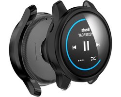 SnelShoppen - Beschermende Case voor Garmin Venu Smartwatch - Scherm Protector Film - Allround Bumper Shell Cover - Zwart - Perfecte Pasvorm met Toega