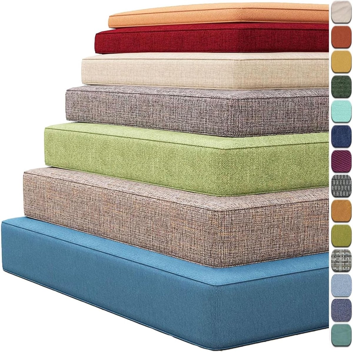 Waterdichte Tuinbankkussen voor Buiten, Wasbaar en Antislip, Perfect voor Tuinmeubilair en Comfortabele Zitervaring