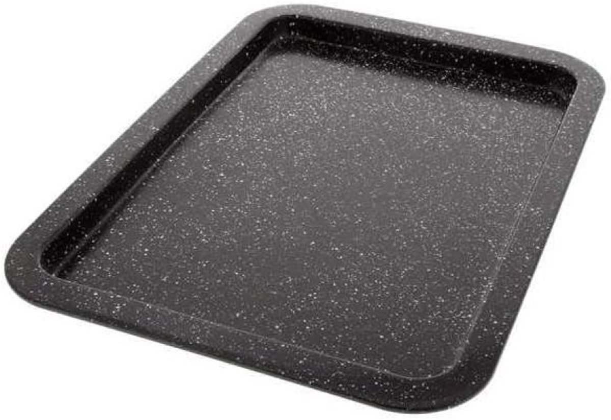 Rechthoekige cakevorm van koolstofstaal met anti-aanbaklaag, 38,5 x 27 cm