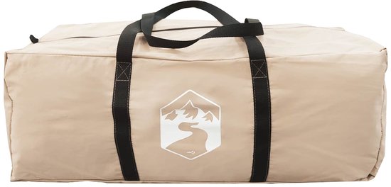 vidaXL - Huisje - Tent - Crèmekleurig - 340 - x - 246 - x - 210 - cm - Polykatoen van Vidaxl — afbeelding 5
