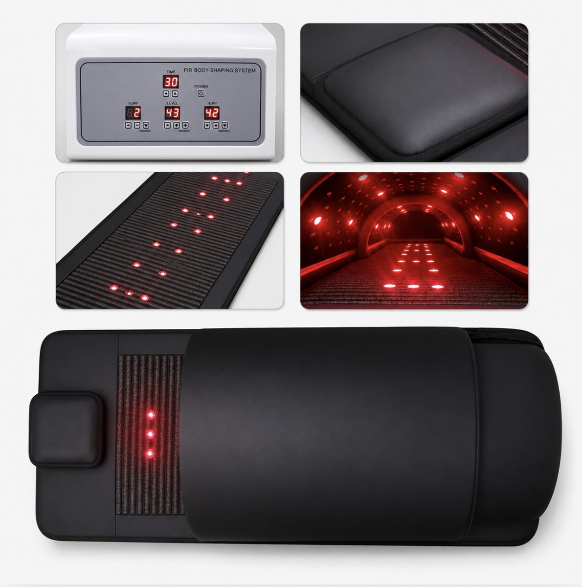 Vazquez Supplements Infrarood Sauna Dome PRO - FAR Infrared, PEMF & Roodlicht (660nm/850nm) thumbnail 6