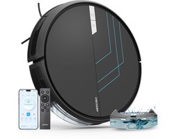 AIRROBO P30 - Robotstofzuiger - voor nat en droog gebruik-met dweilfunctie-krachtige zuigkracht van 3000 Pa-Ondersteunt wifi/app/spraakbesturing-voor dierenharen en harde vloeren