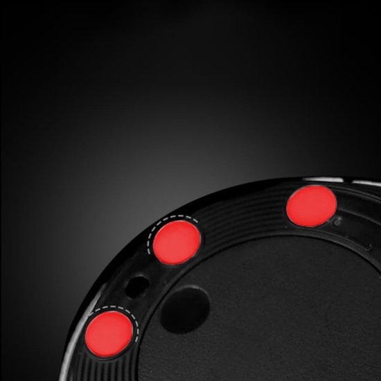 Muis Voetjes - Glijders Stickers - Soepel Gamen - Zelfklevend Teflon - 6mm Rond - Rood — afbeelding 3