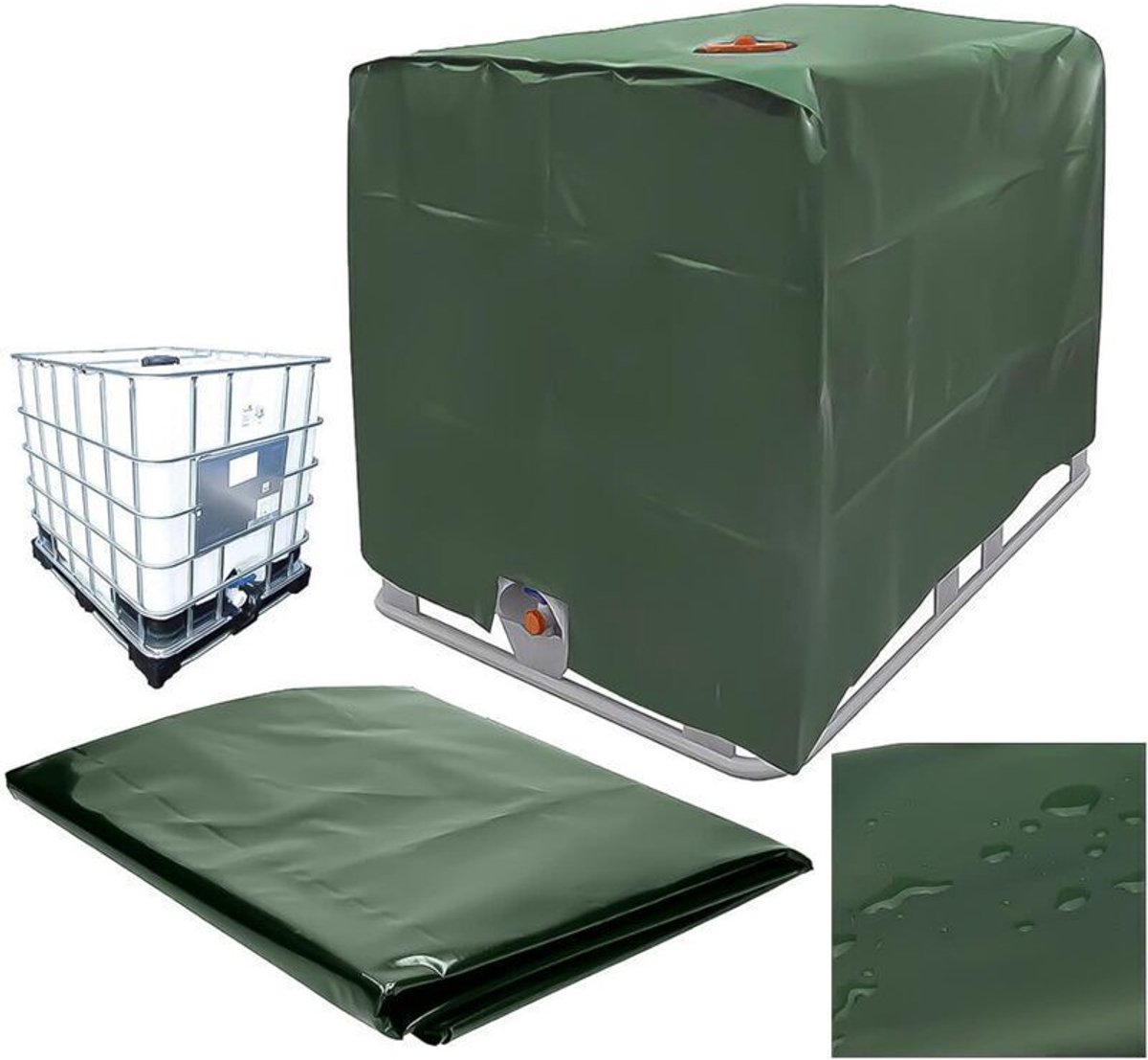 Tuinmeubelhoezen, watertankhoezen, 1000L IBC-watertankhoezen, stof-, UV-beschermende en waterdichte watertankhoezen