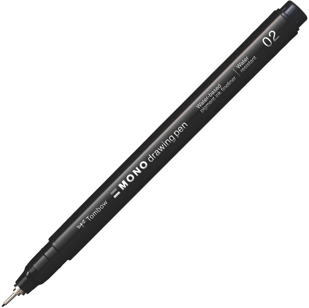 Tombow Mono Fineliner - 02 - 0.30 mm - Precieze punt - Zwart