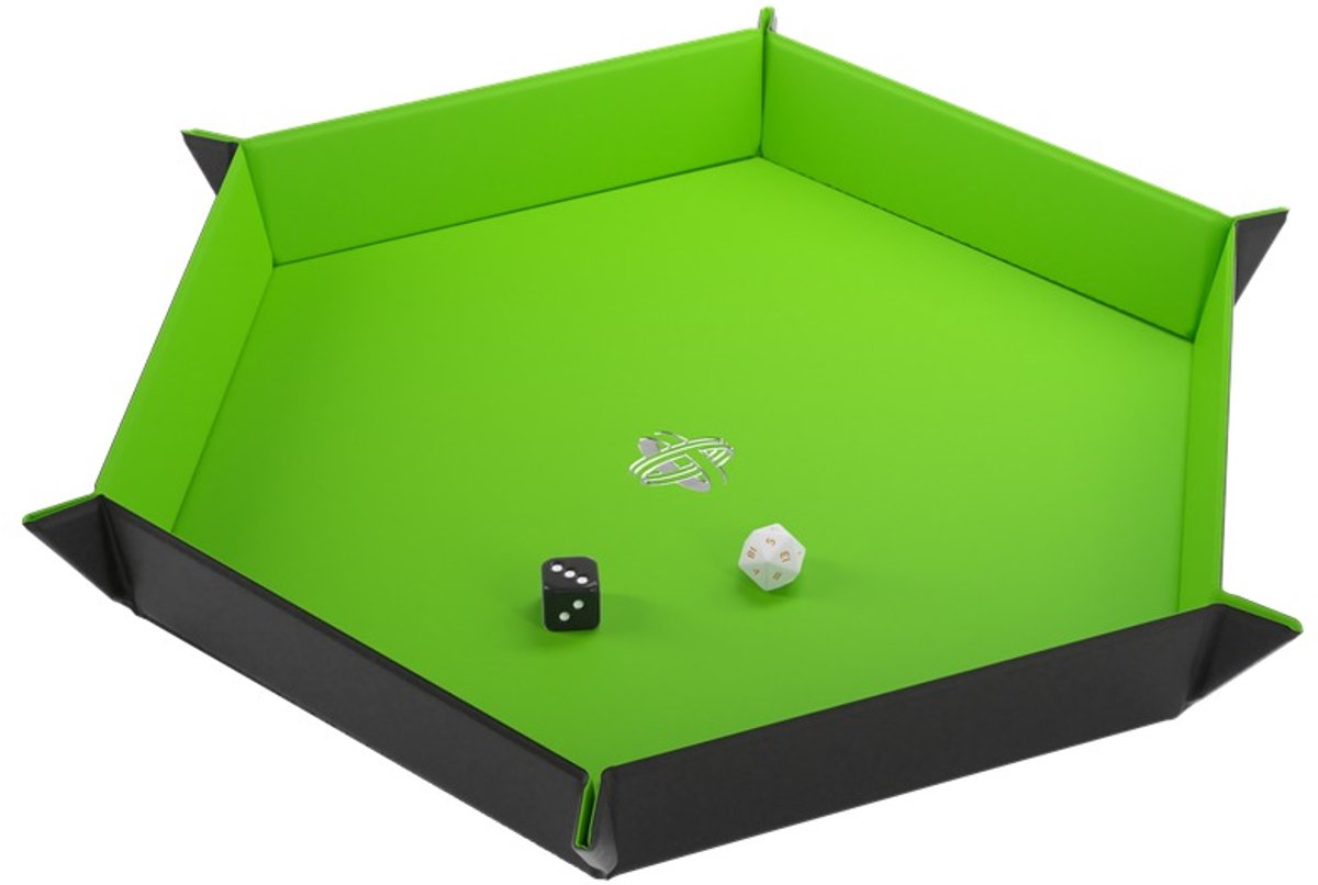 Dice Tray Magnetic Hexagonal: Groen - Accesoires