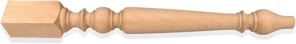 Houten Tafelpoot - Meubelondersteuning - Bureau en Tafel - Massief Hout - 76cm Hoog 7.5cm - Natuurlijk