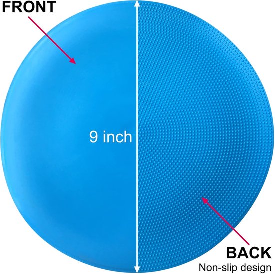 Spot Markers - Vloer Spots - Sport Training - Antislip en Scheurvast - 9 Inch Diameter - Multicolor — afbeelding 5