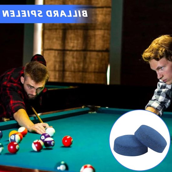 Dailygoods- Biljartkeu Tips 50 Stuks - Vervangpunten - Leer - Reparatieset - Geschikt voor Biljart en Snooker - Diameter 13 mm - Biljartpunten van Dailygoods — afbeelding 5