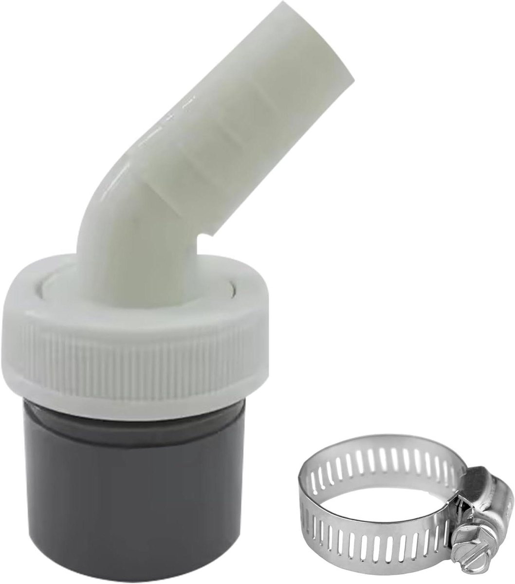 Wasmachine Afvoeradapter - Waterafvoer Koppeling - Apparaten Aansluiten - Efficiënte Ontwatering - Ø 40 mm - Wit