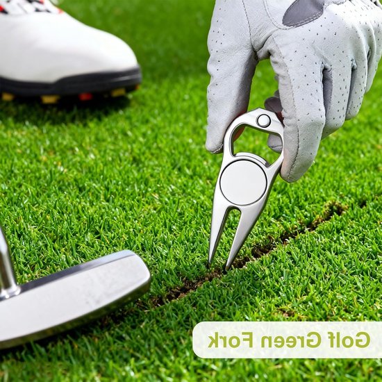 2 stuks dubbele pitchfork met verwijderbare markers, ergonomisch — afbeelding 3