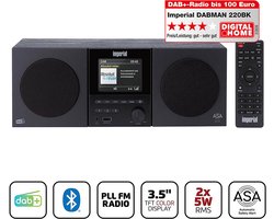 Imperial DABMAN-220BK - DAB+ / FM Radio - Bluetooth - Stereo - USB - Zwart