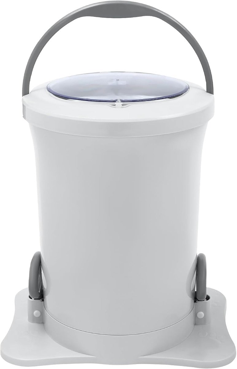 Handmatige Kledingcentrifuge Mini Droger Snel Kleding Drogen Draagbaar Compact Ontwerp 12L Capaciteit