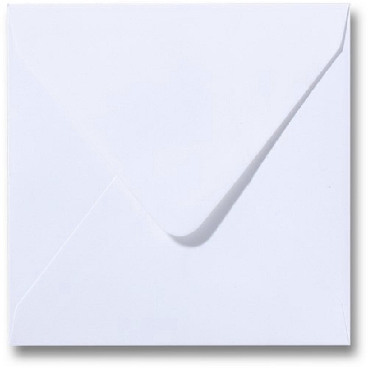 Luxe 16x16cm enveloppen - 25 stuks - 120 grams - met puntklep