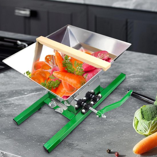 Fruitmolen - Sapcentrifuge - Sap Maken - Handmatige Bediening - 7 Liter Trechter - Groen — afbeelding 2