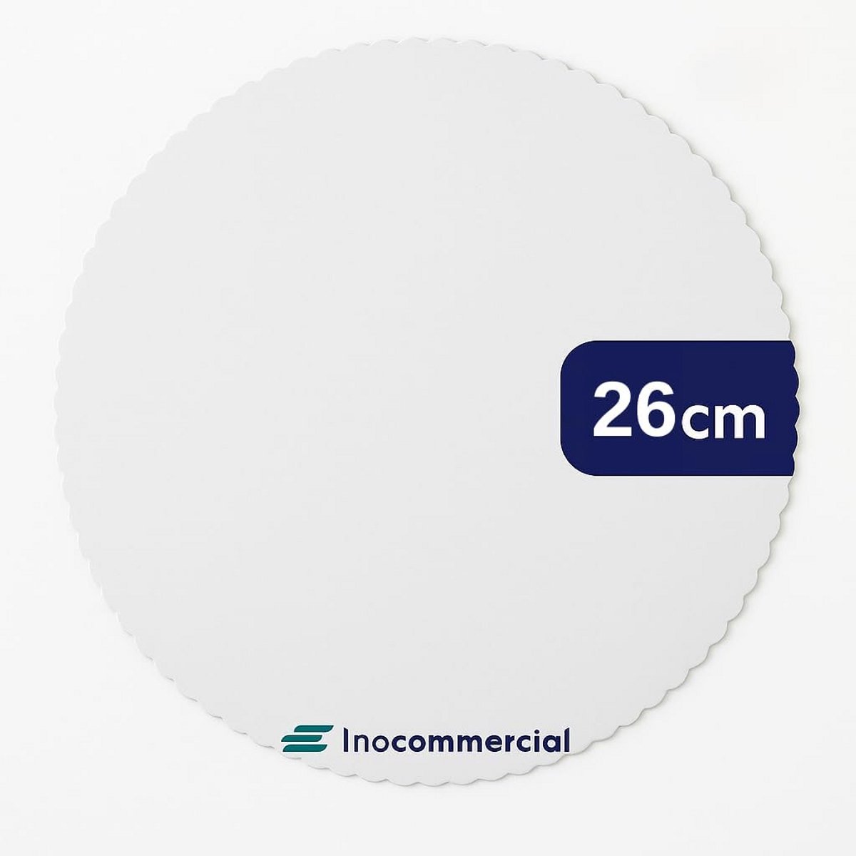 100 Ronde Taartkartons Wit Stevig Ø 26 cm voor Taartpresentatie