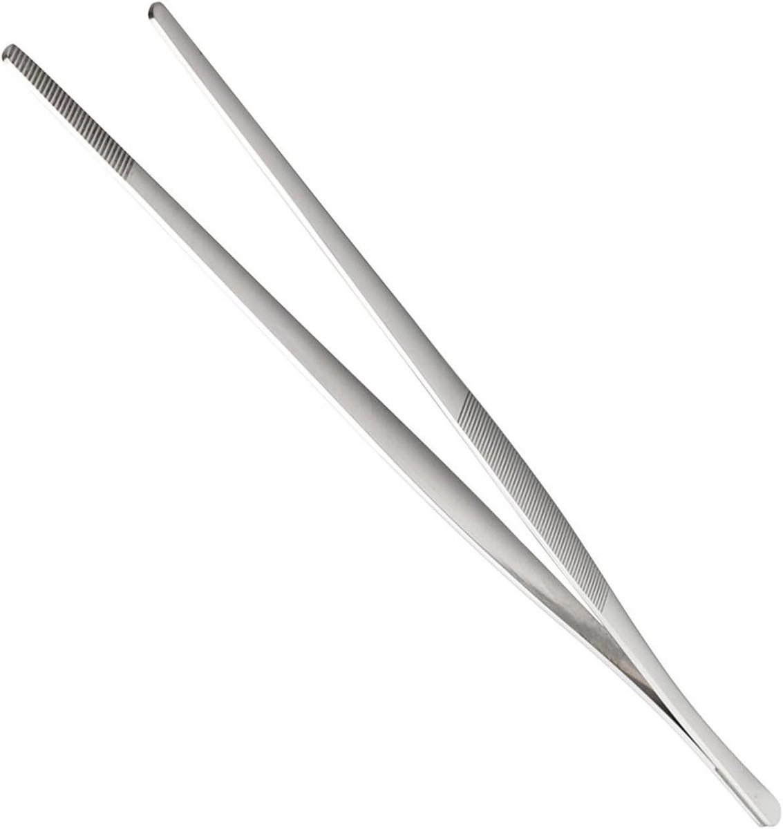 BBQ tang - Keuken klem - Koken en grillen - Antislip ontwerp - 30.5 cm - Zilver