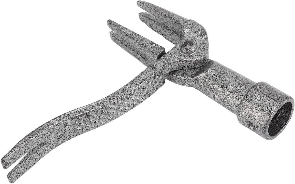 Onkruidtrekker - Handwieder - Tuinonderhoud - Verticale werking - 672 g - Grijs
