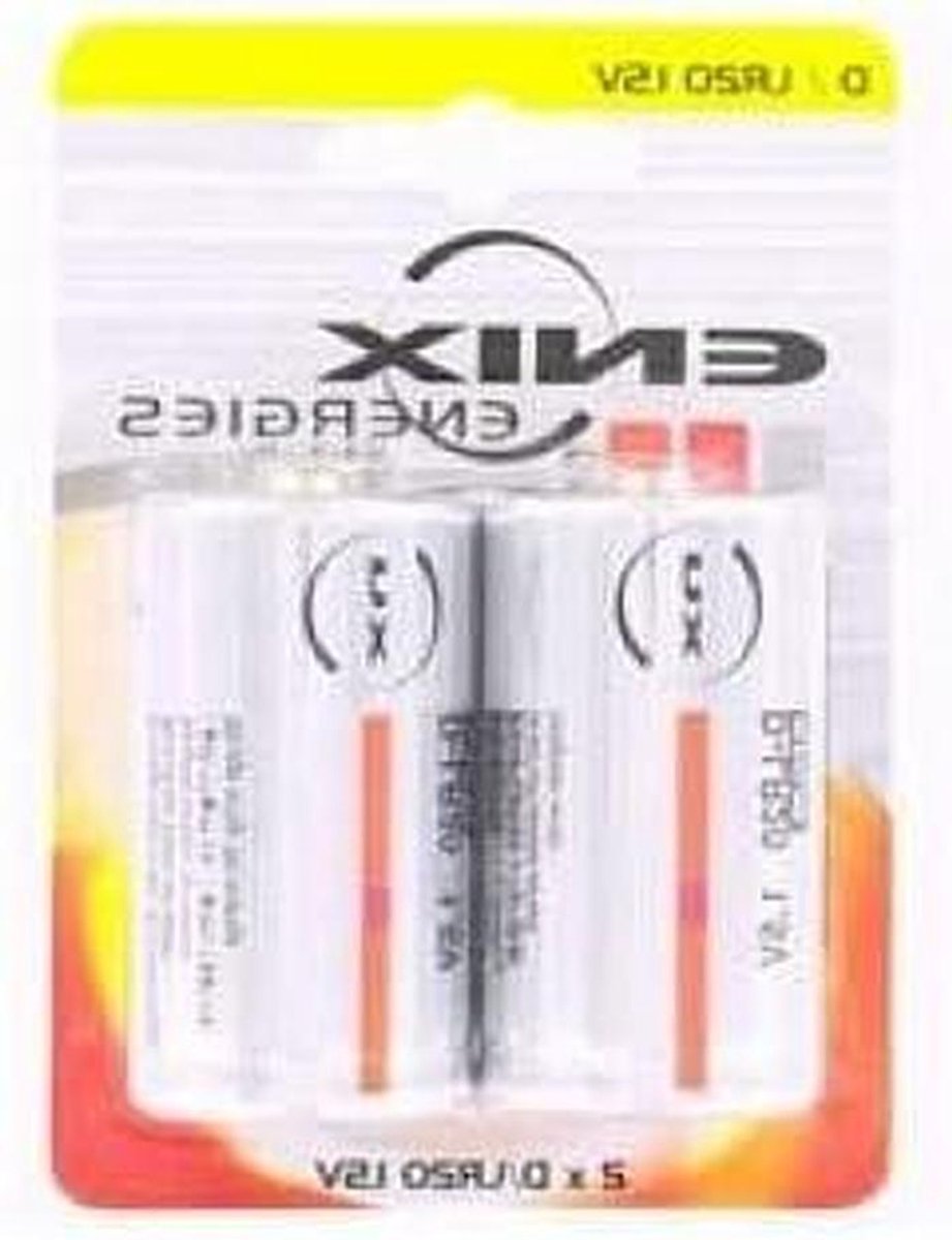 Batterijen Alkaline - Wegwerp Cellen - Apparaten Voeden - Lange Levensduur - D Type - Zwart