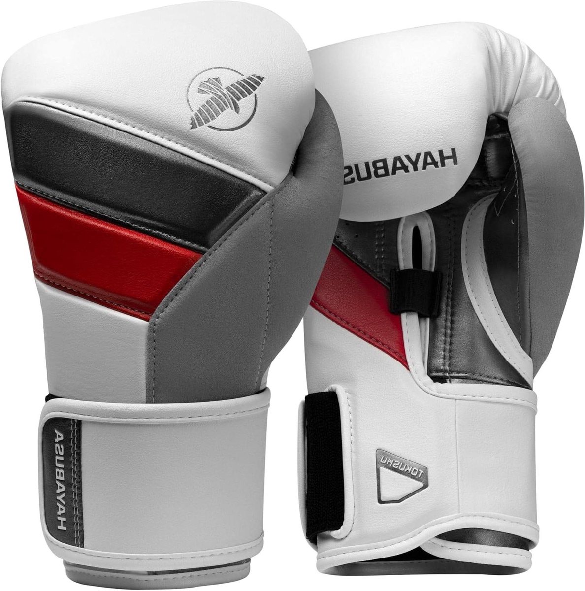 Bokshandschoenen - Trainingshandschoenen - Sport Training - Dubbele Sluiting - 12 Ounce - Wit Rood
