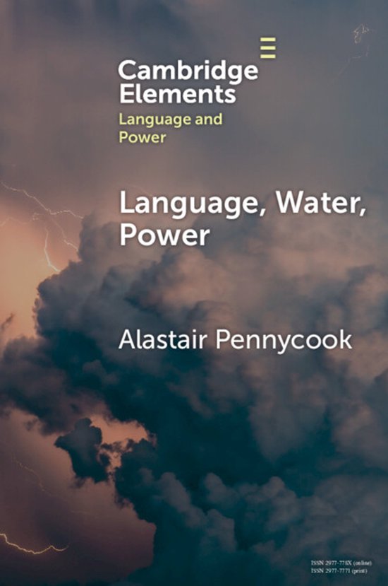 Elements in Language and Power- Language, Water, Power - cover