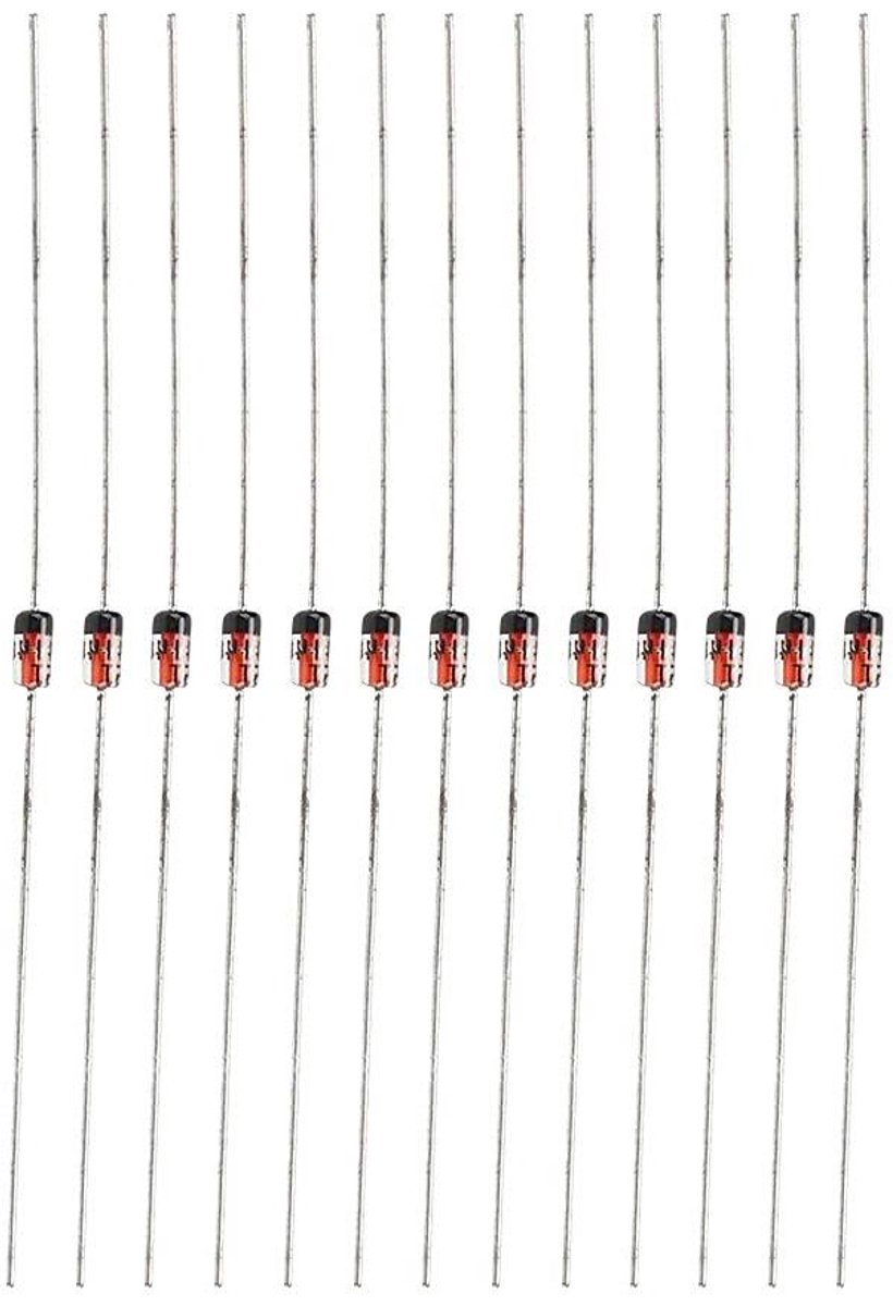 Snelschakeldiode - Gelijkrichterdiode - Circuits Aansluiten - Hoogwaardig Materiaal - 500 Stuks - Zwart