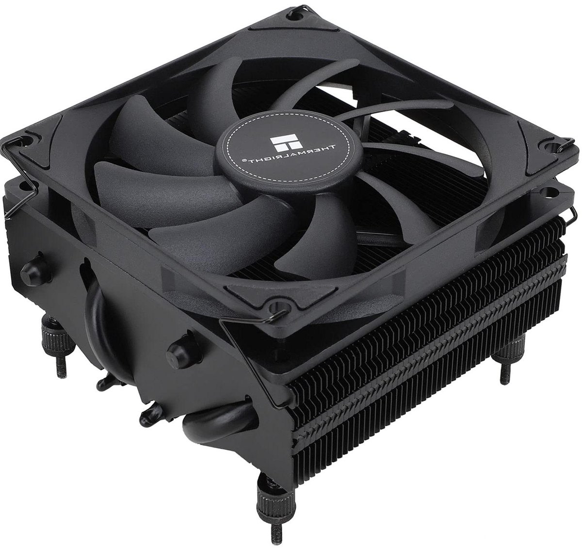 CPU Luchtkoeler - Processor Koeler - Stille Koeling - Lage Profiel - 53 mm Hoogte - Zwart