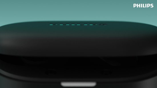 PHILIPS TAT1300BK - True Wireless Oordopjes - Bluetooth 6.0 - Tot 24 Uur Batterijduur - IPX4 Waterbestendig - Zwart