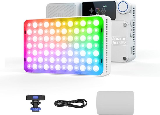 Compacte RGB LED Lamp voor Camera en Video-opnames