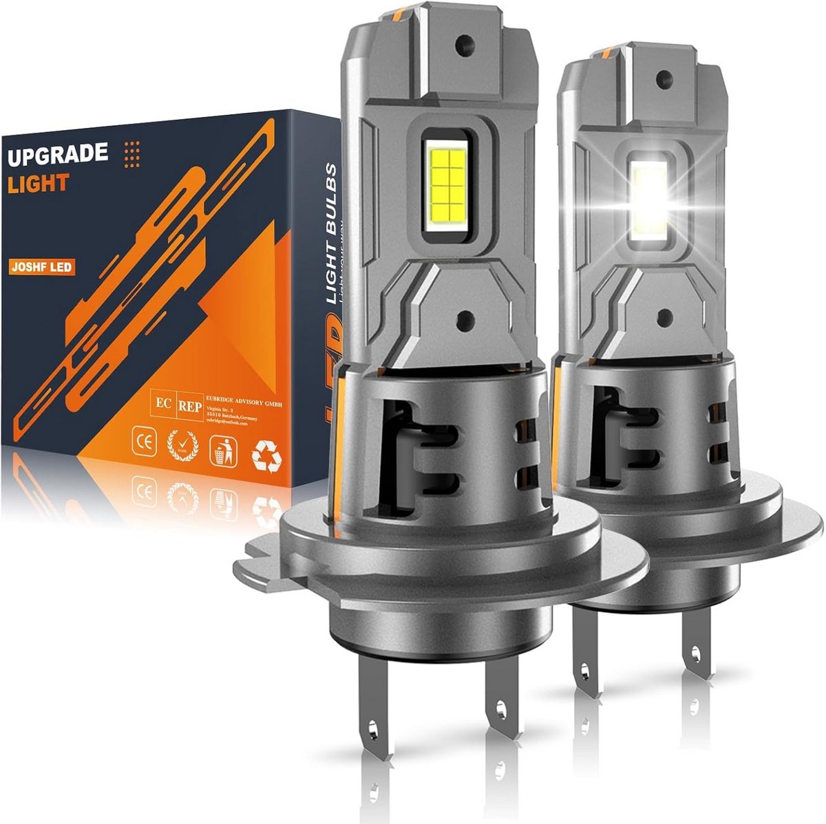 H7 LED Koplamp Lamp Set - 26000LM 6500K Wit - Extra Helder Groot- en Dimlicht