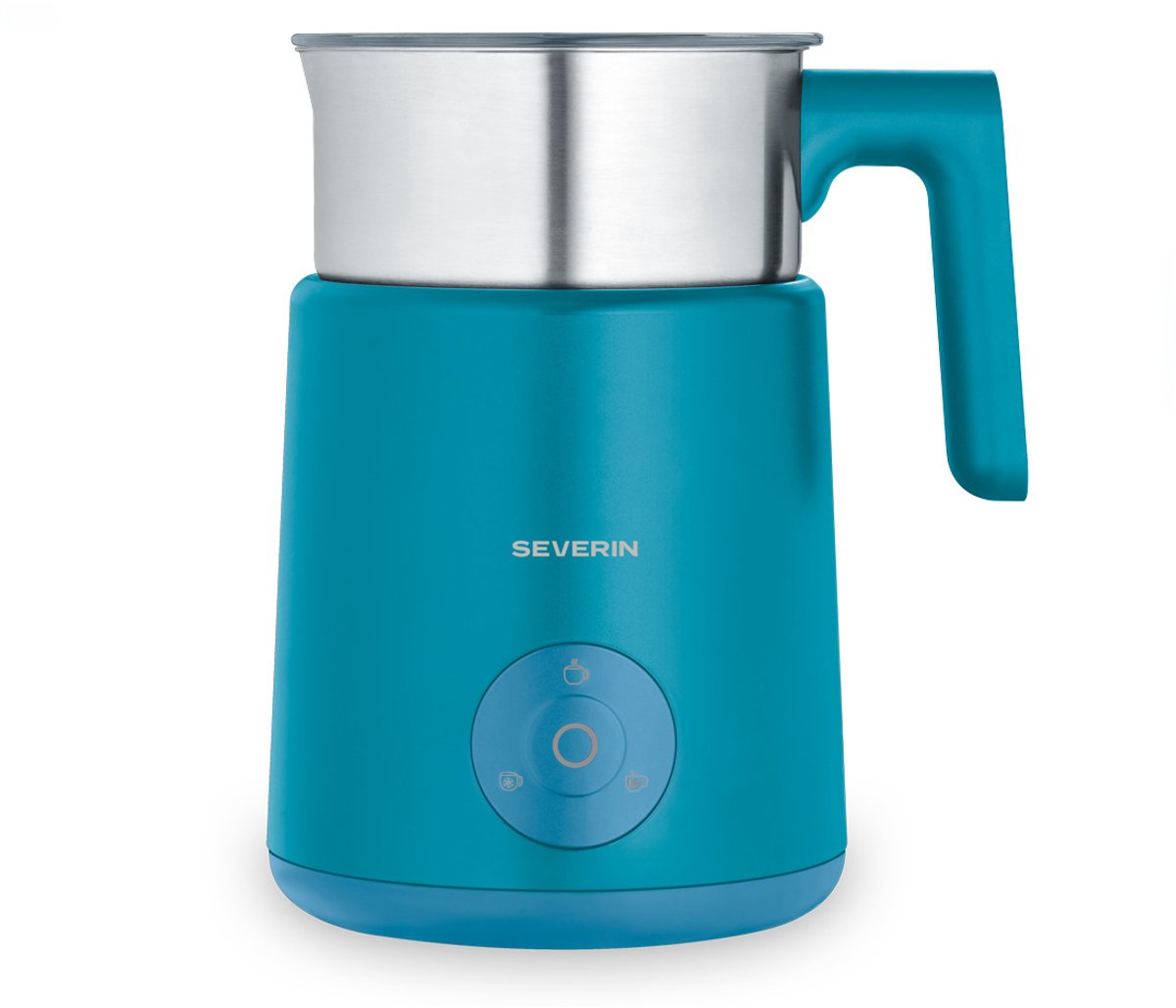 Severin SM 3596 Spuma Lite Inductie Melkopschuimer – Oceaanblauw – 400 ml – Warm & Koud Opschuimen – Chocoladefunctie
