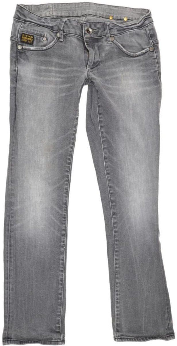 G-STAR RAW dames jeans MIDGE STRAIGHT ALBANY EMBRO W25 L32 Blauw
