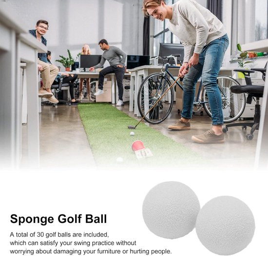 Schuimballen - Zachte oefenballen - Binnen trainen - Veilig ontwerp - 30 stuks - Zwart — afbeelding 2