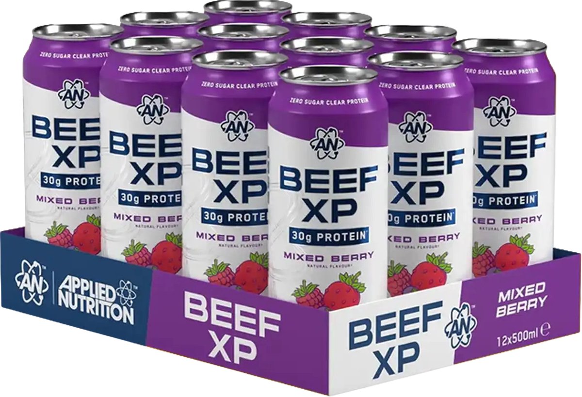 Beef-XP Drink - 12x 500 ml - Mixed Berry