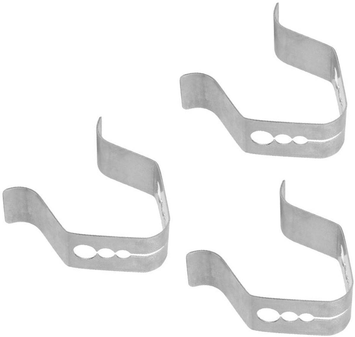 3PCS Barbecue Probe Clip-3-Hole Barbecue Thermometer Probe Bevestigingsclip-Houder Keuken BBQ Oven Grill Accessoire Roestvrij staal