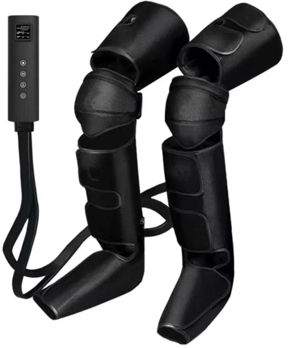 Jurrys Been massageapparaat - Compressiemassage - Spiermassagemachine -Relaxapparaat - Herstel bevorderend - Comfortabel - Zwart
