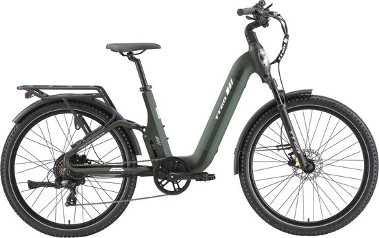 TTGO E-SUVO E-bike - 25 km/u - 27.5inch - 100km actieradius - 250W motor - 48V15Ah accu - 70NM - groen van TTGO — afbeelding 2