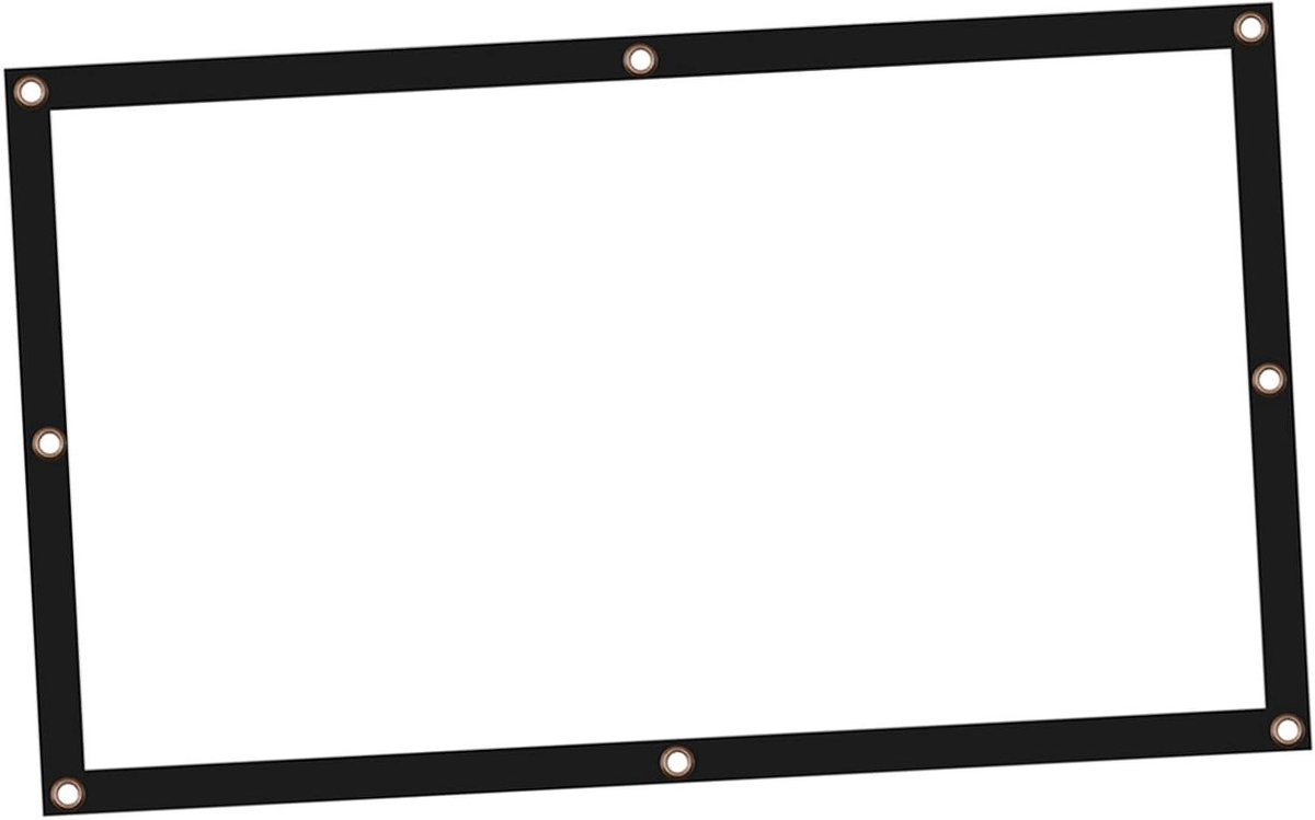 Opblaasbaar Projectiescherm - Zacht Scherm - Filmavonden Thuis - Hoge Definitie - 84 Inch - Wit
