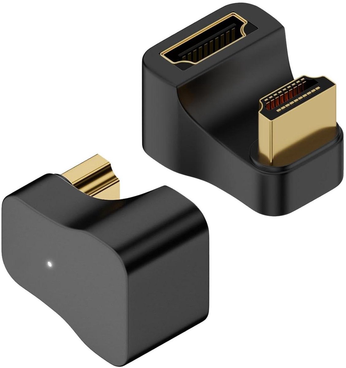 8K TV Adapter - HD Kabel - Beeld Kwaliteit - 180 Graden Hoek - 48 Gbps - Zwart