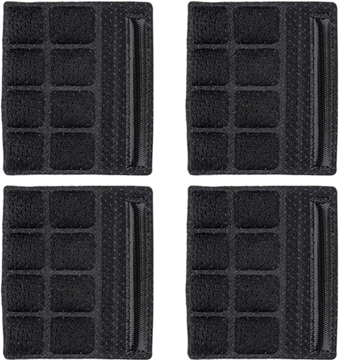 Helm Kinstuk Vulling - Kinband Padding - Comfortabel Fietsen - Zacht en Duurzaam - 4 Stuks - Zwart